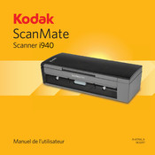 Kodak ScanMate i940 Manuel De L'utilisateur