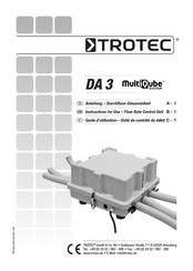 Trotec MultiQube DA3 Guide D'utilisation