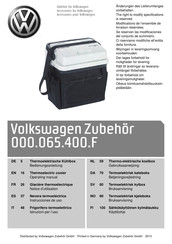 Volkswagen 000.065.400.F Notice D'utilisation