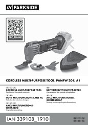 Parkside PAMFW 20-Li A1 Traduction Des Instructions D'origine