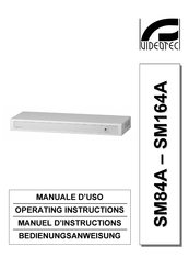 Videotec SM84A Manuel D'instructions