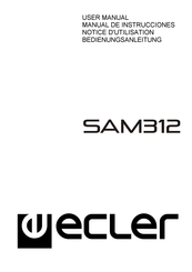 Ecler SAM312 Notice D'utilisation
