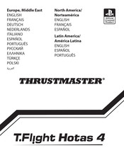 Thrustmaster T.Flight Hotas 4 Manuel De L'utilisateur