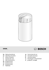 Bosch MKM6 Série Notice D'utilisation