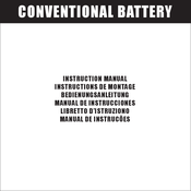 Power-Sonic CONVENTIONAL Série Instructions De Montage