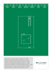 Comelit QUADRA/MINI Manuel Technique