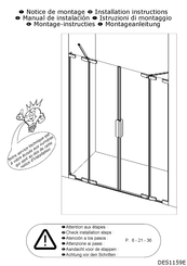 Kinedo DES1159E Notice De Montage