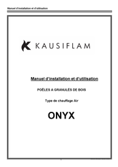 KAUSIFLAM ONYX Manuel D'installation Et D'utilisation