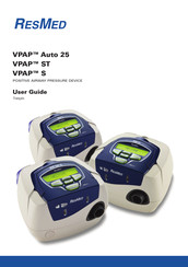 ResMed VPAP Auto 25 Guide Utilisateur