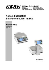 KERN and SOHN RFE 15K3M Notice D'utilisation
