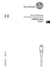 IFM Electronic efector600 TAA431 Notice De Montage