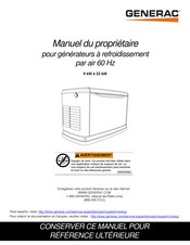 Generac 22 kW Manuel Du Propriétaire