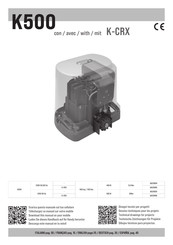 Rib K500 Manuel D'utilisation