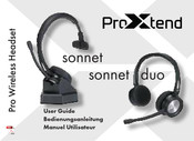 ProXtend sonnet duo Manuel Utilisateur