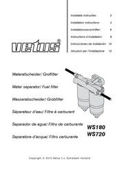 Vetus WS180 Instructions D'installation