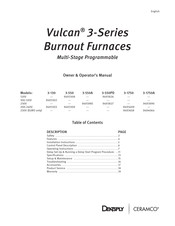 DENTSPLY CERAMCO Vulcan 3-130 Guide Du Propriétaire Et De L'utilisateur