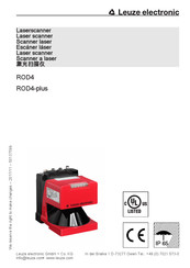 Leuze electronic rotoScan ROD4-58 plus Mode D'emploi