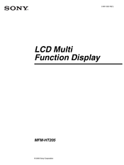 Sony MFM-HT205 Mode D'emploi