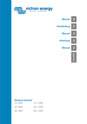 Victron Energy Phoenix 12/800 Mode D'emploi