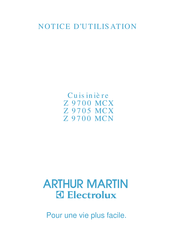 Electrolux ARTHUR MARTIN Z 9705 MCX Notice D'utilisation