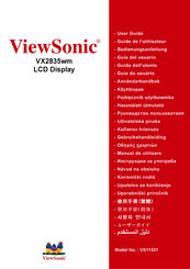 ViewSonic VX2835wm Guide De L'utilisateur