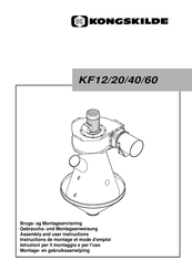 Kongskilde KF12 Instructions De Montage Et Mode D'emploi