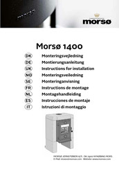 Morsø 1400 Instructions De Montage