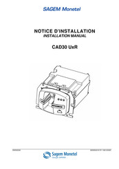 Sagem Monetel CAD30 UxR Notice D'installation