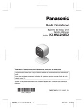 Panasonic KX-HNC200EX1 Guide D'installation