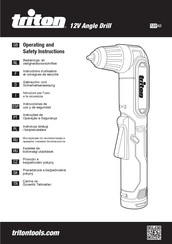 Triton T20 AD Instructions D'utilisation Et Consignes De Sécurité