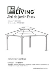 for Living A102001300 Instructions D'assemblage