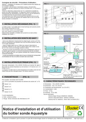 Bodet Aquastyle Notice D'installation Et D'utilisation