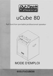 DJ-Tech uCube 80 Mode D'emploi