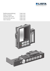 Lista CODE LOCK Mode D'emploi