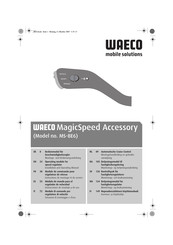 Waeco MagicSpeed Accessory MS-BE6 Instructions De Montage Et De Service