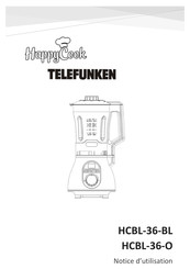 Telefunken HappyCook HCBL-36-BL Notice D'utilisation