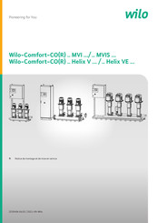 Wilo CO-2 Helix V 4 03/CC-01 Notice De Montage Et De Mise En Service