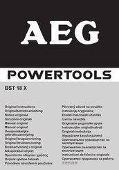 AEG BST 18X-0 Notice Originale