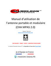 Chameleon Antenna CHA MPAS 2.0 Manuel D'utilisation