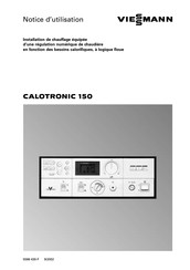 Viessmann CALOTRONIC 150 Mode D'emploi