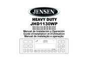 Jensen Heavy Duty JHD1130WP Guide D'installation Et D'utilisation