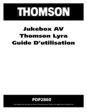 THOMSON PDP2860 Guide D'utilisation