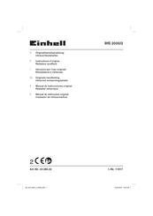 EINHELL IHS 2000/2 Mode D'emploi