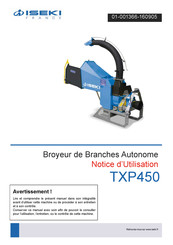 Iseki TXP450 Notice D'utilisation