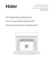 Haier HCW2460AES Instructions D'installation