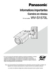 Panasonic WV-S1570L Mode D'emploi