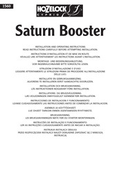 Hozelock Cyprio Saturn Booster 1560 Instructions D'installation Et De Mise En Service