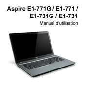 Acer Aspire E1-771G Manuel D'utilisation