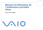 Sony Vaio PCG-GRX Série Manuel D'utilisation