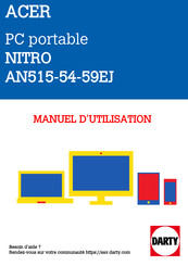 Acer NITRO AN515-54-59EJ Manuel D'utilisation